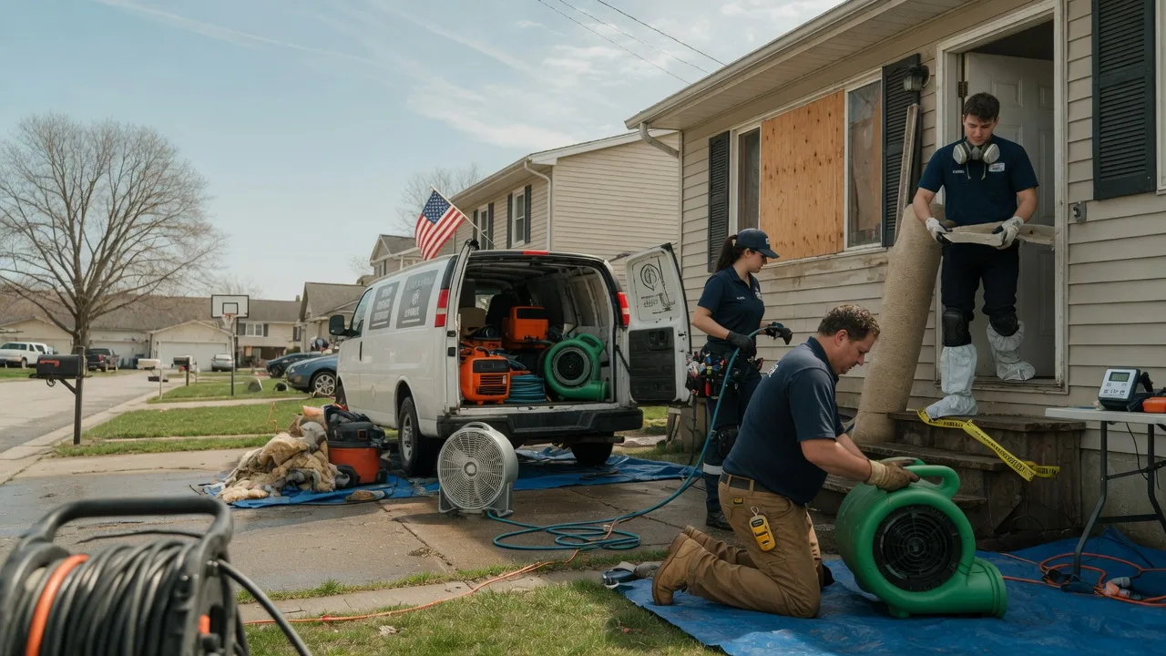 Water Damage Restoration in Treece, KS near me